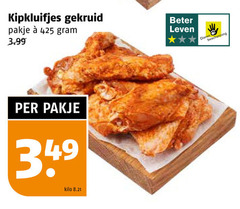  kipkluifjes gekruid pakje 3.99 beter leven dieren bescherming kilo 