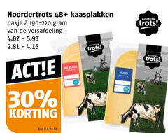  30 noordertrots 48 kaasplakken pakje versafdeling noorder trots kilo v.a. belegen 