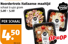  450 noordertrots italiaanse maaltijd schaal noorder trots kilo spaghetti 