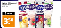  1 2 350 optimel drinkyoghurt pakken liter vernieuwd vezels mango ananas framboos aardbei banaan limoen rijk proteine pak m.u.v houdbaar 