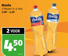  rivella frisdrank 2 flessen liter cranberry original 