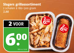  2 600 slagers grillassortiment schalen 180-300 kilo v.a. 