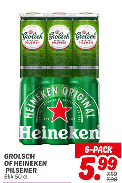  grolsch heineken blikjes bier 6 16 50 meesterschap premium pilsner zachte end original pack 5.99 pilsener blik 