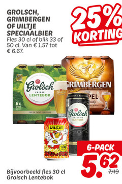  grimbergen grolsch uiltje speciaalbieren 6 25 30 33 50 1128 speciaalbier fles blik frisse lentebok 6x fris zacht abdij kanon kruidig bird pack 5 