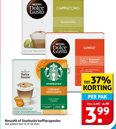  nescafe starbucks dolce gusto capsules 6 12 16 100 caramel macchiato cappuccino round silky responsibly suggestion lungo by flavour saveur karamelsmaak caramello sabor caramelo serving serveersuggestie intensity balanced roasty sourced classic arabica coffee servings portions pak koffiecapsules pakken stuks 