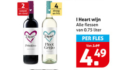  rode wijn witte 2 4 soepel rond primitivo pinot grigio droog fris heart flessen liter fles 