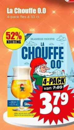  la chouffe speciaalbieren 4 33 330 379 0.0 pack fles oz brasserie biere belge sans 