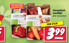  curry world lasagne verspakket maaltijd stuk 