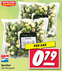  500 holland spruiten zak sprinklin 