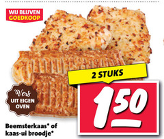  kaasbroodjes 2 150 vers oven beemsterkaas kaas ui broodje stuks 