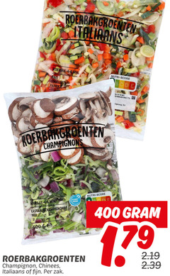  7 400 roerbakgroenten italiaans roerbak min courgette paprika nutri score wa champignons planet proof kastanjechampignons prei champignon chinees fijn zak 