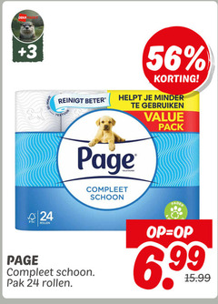  page toiletpapier 24 3 reinigt beter textuur minder gebruiken pack fsc rollen schoon pak 