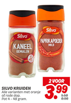 klik op dit plaatje voor een vergroting en voor vergelijkbare aanbiedingen gerelateerd aan
2 20 silvo kaneel gemalen jaar gerijpt paprikapoeder mild kruiden oranje rode dop pot 3.99 2 20 silvo kaneel gemalen jaar gerijpt paprikapoeder mild kruiden oranje rode dop pot 3.99