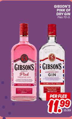  gibsons gin pink dry fles premium distilled with london using finest ingredients bits bes randen britain imported 11 99 