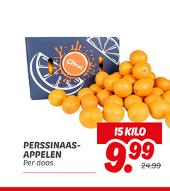  15 citrus perssinaasappels appelen doos kilo 9 99 