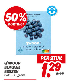  gwoon blauwe bessen 50 250 vers ingevroren blauw kou pak stuk 