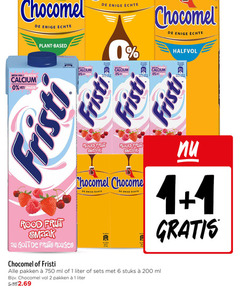  1 2 3 6 9 10 20 100 200 750 7281 chocomel enige source calcium vet graisse rood fristi plant based portion ml halfvol fruit fruits rouges pakken liter stuks 