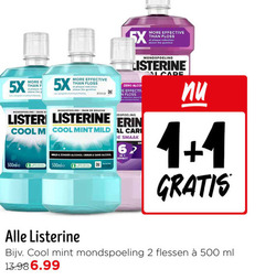  1 2 500 5x above effective floss at reduction mondspoeling bain bouche listerine zero cool mint mild cari alcohol doux sans effect flessen ml 