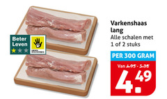  1 2 300 beter leven varkenshaas lang schalen stuks 