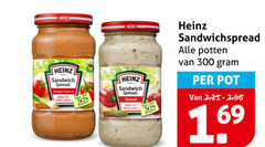  heinz sandwich spread 300 tomaat lente naturel fris sandwichspread potten pot 16 
