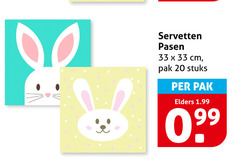  servetten 20 33 pasen cm pak stuks elders 