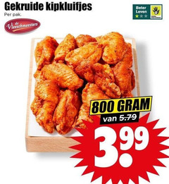  gekruide kipkluifjes pak vleeschmeesters beter leven 3.99 