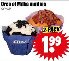 klik op dit plaatje voor een vergroting en voor vergelijkbare aanbiedingen gerelateerd aan
milka oreo muffins 2 pack milka oreo muffins 2 pack
