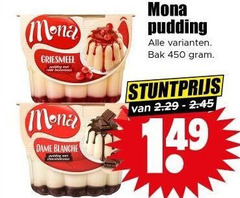  mona pudding 450 griesmeel dame blanche bak 