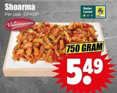  750 shoarma pak vleeschmeesters beter leven 
