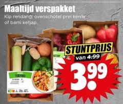  maaltijd verspakket kip rendang ovenschotel prei kerrie bami ketjap teriyaki 