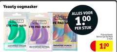  2 100 oogmasker stuk pad eye mask retinol stuks cucumber cooler paradise punch papaya peptide 