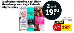  2 casting haarkleuring cool silver kleurshampoo retouch uitgroeispray paris revitaliserende zilver verzorging anti gele hazel zilveren sublimateur touche jaune la fibre sublime licht haar camoufleert mahonie les racines dore zwart le noir camouflerende spray instantane gloss verzorgende coloration 3x eer glans chocolade stuks pour cheveux eclairs 