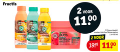 2 96 350 400 1998 fructis garnier shampoo shampooing pineapple hair food hydrating aloe vera lang dof haar cheveux longs normaal droog sec nourishing banana watermelon vitamines masker ml 