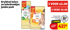  kruidvat huismerk luierbroekjes luiers 2 3 6 jumbo pack large skinprotect midi stuks luier 