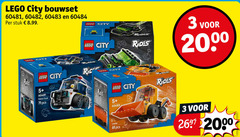  lego city 3 bouwset stuk 5 police truck rides loader 