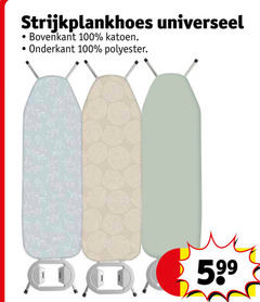  100 strijkplankhoes katoen polyester 