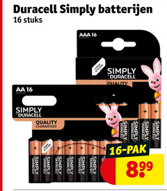 klik op dit plaatje voor een vergroting en voor vergelijkbare aanbiedingen gerelateerd aan
16 duracell simply batterijen stuks aa quality guaranteed aaa open close pak 16 duracell simply batterijen stuks aa quality guaranteed aaa open close pak
