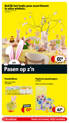  1 2 12 25 33 50 bekijk paas assortiment winkels aanbod filiaal pasen paaskuikens papieren paashangers stuks decoratie inception 4 99 2e halve artikel combinatie kruidvat verrassend 