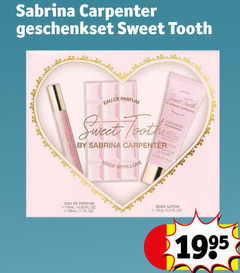  2020 sabrina geschenkset sweet tooth eau parfum my by with love oz 2.5 