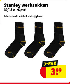  3 stanley werksokken 42 46 pak 