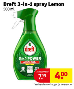  1 3 400 500 dreft spray lemon ml power stop weken lave vul 