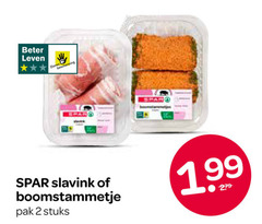  2 beter leven slavink boomstammetje pak stuks 