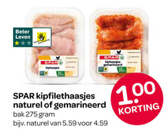  kipfilethaasjes 100 beter leven dieren bescherming sparc naturel gemarineerd bak 