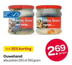  ouwehand haring rolmops 35 250 seayou zure potten 