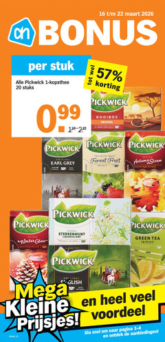  pickwick thee 1 12 16 20 22 100 200 open stuk kopsthee stuks rooibos original caffeine natural spices winter glow orange taste earl grey intense be tea with fruit forest autumn storm cinnamon apple herbal sterrenmunt liquorice mint since green lemon mega kleine prijsjes voordeel week sla pagina 