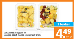  2 250 verse ananas appel mango druif ge bakken 