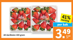  aardbeien 400 rijk vitamine nature foliumzuur rood bak 