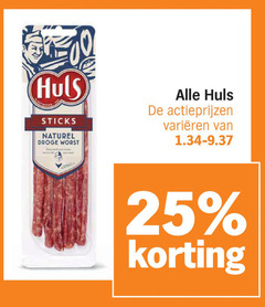  huls droge worst 25 sticks naturel varieeren 