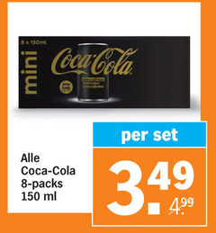  coca-cola cola 8 150 150ml coca zero call pero sugar calories mini new ml 