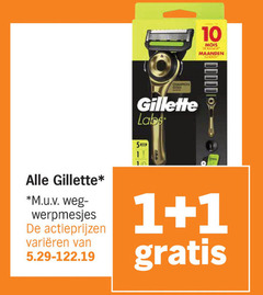  1 10 champion gold gillette labs rasage maanden ddddd m.u.v varieeren 